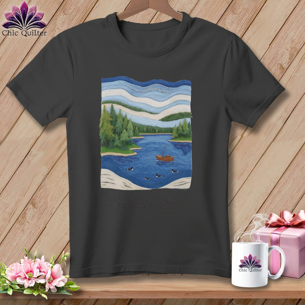 MyDesigns Physical Item S / Asphalt Stitchin' in Voyageurs National Park ~ Relaxed Fit Tee