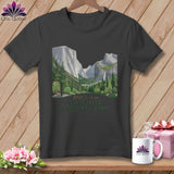 MyDesigns Physical Item S / Asphalt Stitchin' in Yosemite National Park ~ Relaxed Fit Tee