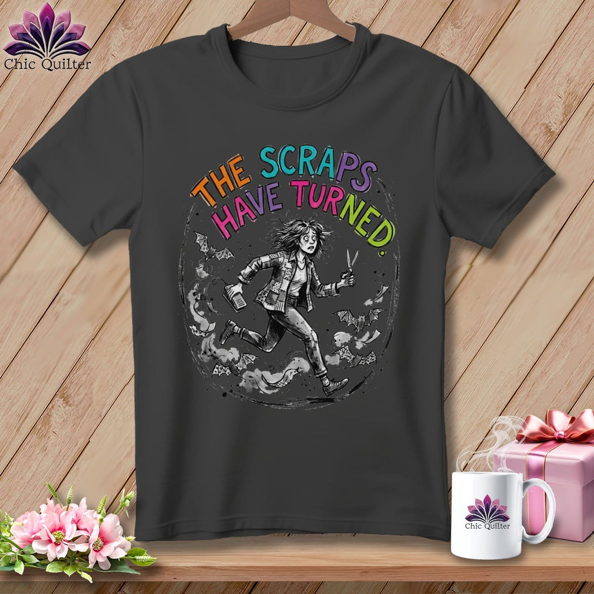 MyDesigns Physical Item S / Asphalt The Scraps Have Turned. ~ Relaxed Fit Tee