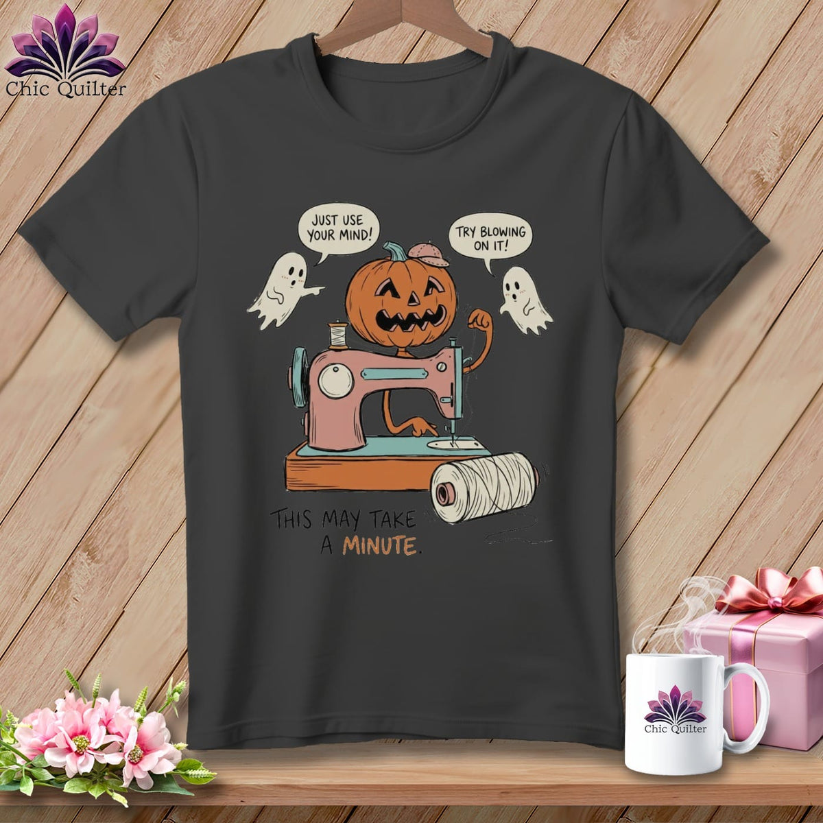 MyDesigns Physical Item S / Asphalt This May Take A Minute. ~ Relaxed Fit Tee