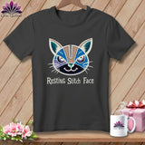 MyDesigns Physical Item S / Asphalt What Do You Want? - Resting Stitch Face ~ Relaxed Fit Tee