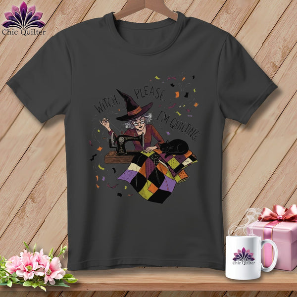MyDesigns Physical Item S / Asphalt WITCH, PLEASE. I'M QUILTING. ~ Relaxed Fit Tee