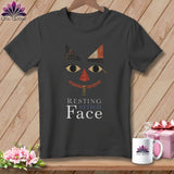 MyDesigns Physical Item S / Asphalt Zip It - Resting Stitch Face ~ Relaxed Fit Tee