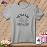 MyDesigns Physical Item S / Athletic Heather Badlands National Park, Stitchin In Beauty ~ Relaxed Fit Tee