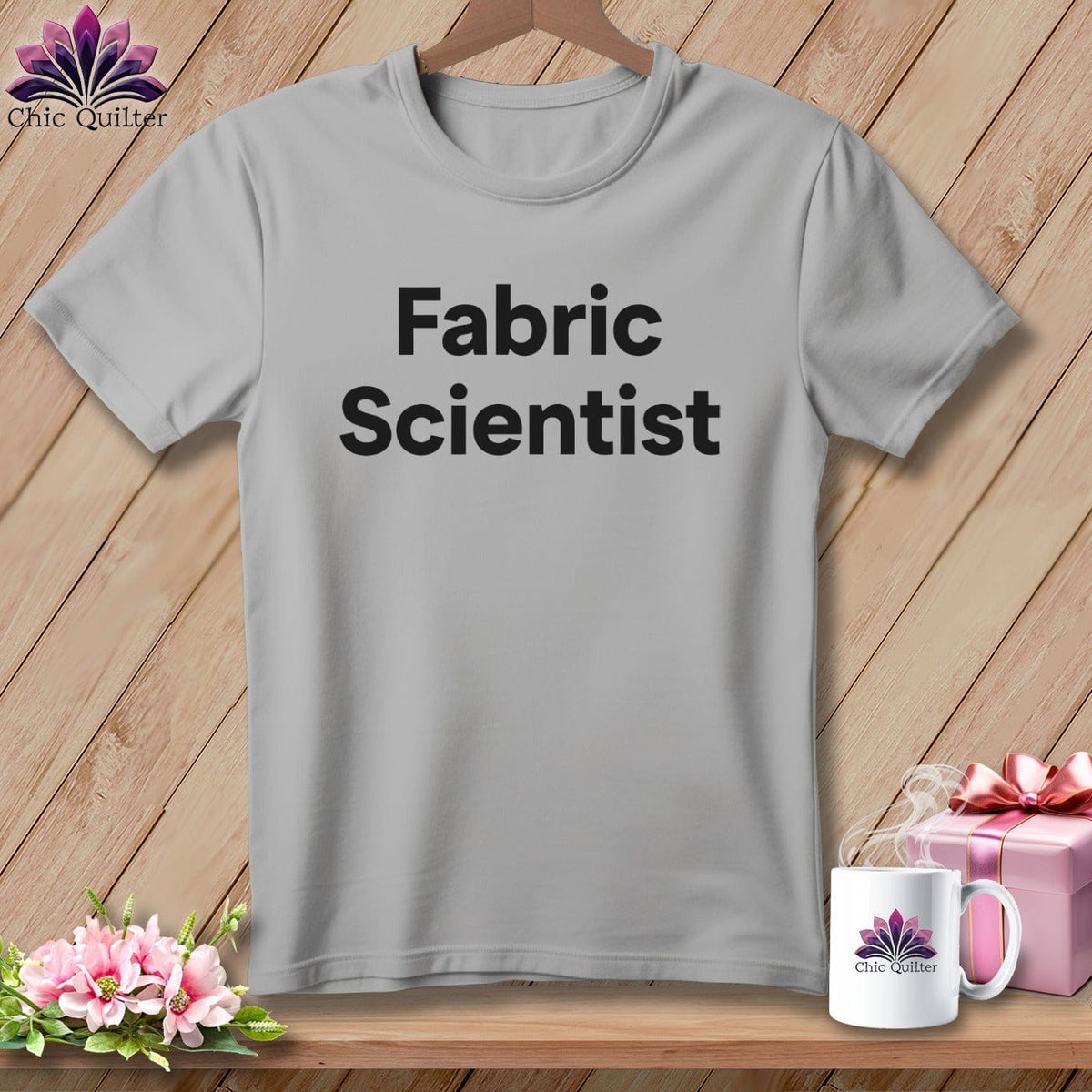 MyDesigns Physical Item S / Athletic Heather Fabric Scientist ~ Relaxed Fit Tee