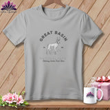 MyDesigns Physical Item S / Athletic Heather Great Basin National Park, Stitchin In Beauty ~ Relaxed Fit Tee