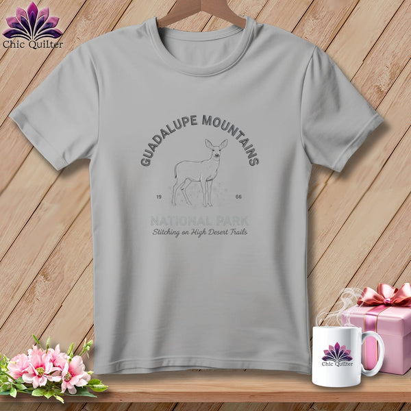MyDesigns Physical Item S / Athletic Heather Guadalupe Mountains National Park, Stitchin In Beauty ~ Relaxed Fit Tee