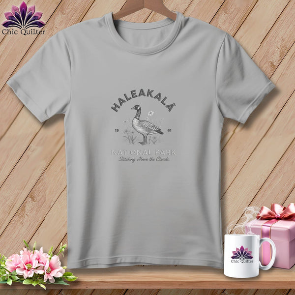 MyDesigns Physical Item S / Athletic Heather Haleakala National Park, Stitchin In Beauty ~ Relaxed Fit Tee