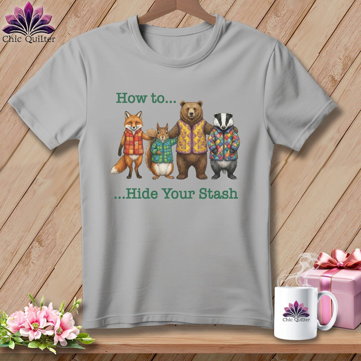 MyDesigns Physical Item S / Athletic Heather How to… Hide Your Stash ~ Relaxed Fit Tee