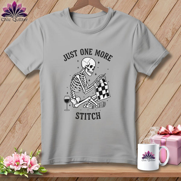MyDesigns Physical Item S / Athletic Heather Just One More Stitch ~ Relaxed Fit Tee