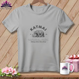 MyDesigns Physical Item S / Athletic Heather Katmai National Park, Stitchin In Beauty ~ Relaxed Fit Tee