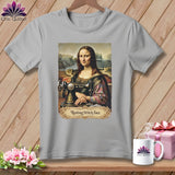 MyDesigns Physical Item S / Athletic Heather Mona Sewsa - Resting Stitch Face ~ Relaxed Fit Tee