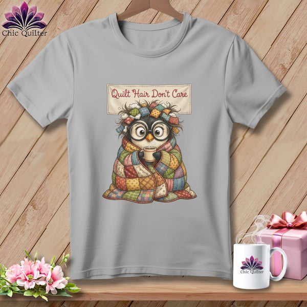 MyDesigns Physical Item S / Athletic Heather Penny's Cozy Quilt Cocoon ~ Relaxed Fit Tee