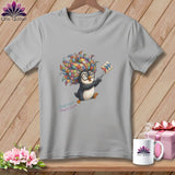 MyDesigns Physical Item S / Athletic Heather Penny's Flying Geese Chase ~ Relaxed Fit Tee