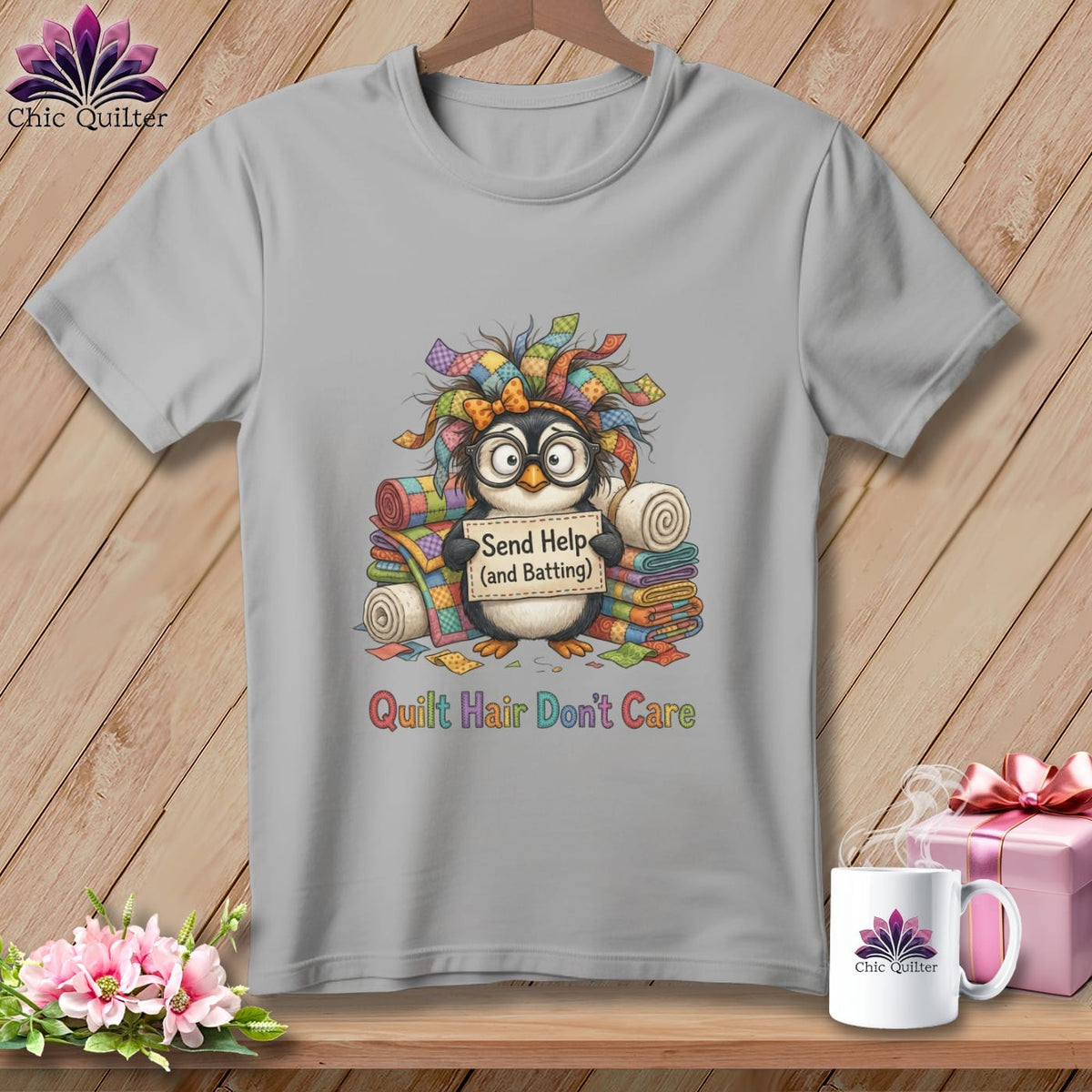 MyDesigns Physical Item S / Athletic Heather Send Help (and Batting!) ~ Relaxed Fit Tee
