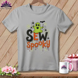 MyDesigns Physical Item S / Athletic Heather Sew Spooky ~ Relaxed Fit Tee