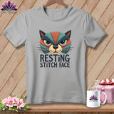 MyDesigns Physical Item S / Athletic Heather Stitch Face - Resting Stitch Face ~ Relaxed Fit Tee