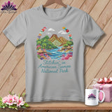MyDesigns Physical Item S / Athletic Heather Stitchin' in American Samoa National Park ~ Relaxed Fit Tee
