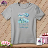 MyDesigns Physical Item S / Athletic Heather Stitchin' in Anchorage ~ Relaxed Fit Tee