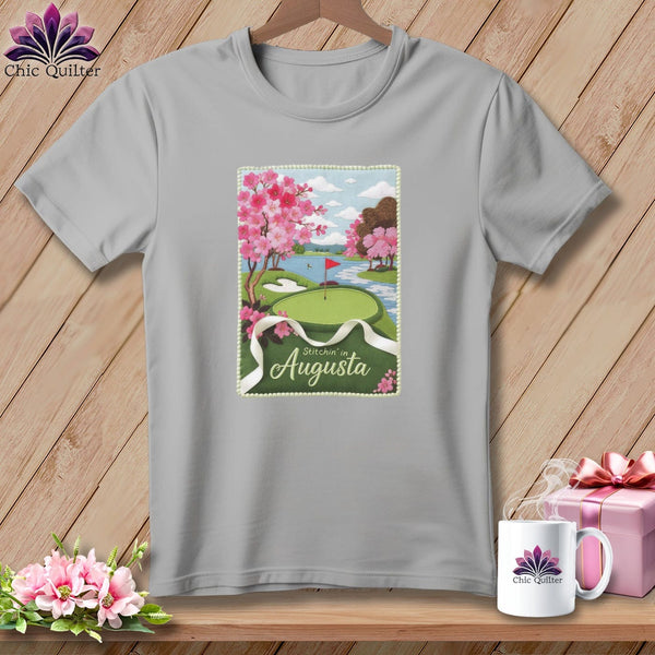 MyDesigns Physical Item S / Athletic Heather Stitchin' in Augusta ~ Relaxed Fit Tee