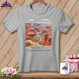 MyDesigns Physical Item S / Athletic Heather Stitchin' in Canyonlands National Park ~ Relaxed Fit Tee