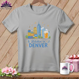 MyDesigns Physical Item S / Athletic Heather Stitchin' in Denver ~ Relaxed Fit Tee