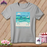 MyDesigns Physical Item S / Athletic Heather Stitchin' in Destin ~ Relaxed Fit Tee