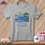 MyDesigns Physical Item S / Athletic Heather Stitchin' in Duluth ~ Relaxed Fit Tee