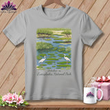 MyDesigns Physical Item S / Athletic Heather Stitchin' in Everglades National Park ~ Relaxed Fit Tee