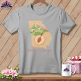 MyDesigns Physical Item S / Athletic Heather Stitchin' in Georgia ~ Relaxed Fit Tee