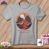MyDesigns Physical Item S / Athletic Heather Stitchin' in Hawaii Volcanoes National Park ~ Relaxed Fit Tee