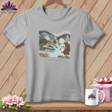 MyDesigns Physical Item S / Athletic Heather Stitchin' in Hot Springs ~ Relaxed Fit Tee