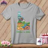 MyDesigns Physical Item S / Athletic Heather Stitchin' in Idaho ~ Relaxed Fit Tee