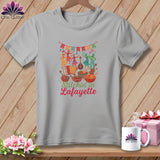 MyDesigns Physical Item S / Athletic Heather Stitchin' in Lafayette ~ Relaxed Fit Tee
