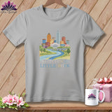 MyDesigns Physical Item S / Athletic Heather Stitchin' in Little Rock ~ Relaxed Fit Tee