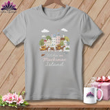 MyDesigns Physical Item S / Athletic Heather Stitchin' in Mackinac Island ~ Relaxed Fit Tee