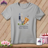 MyDesigns Physical Item S / Athletic Heather Stitchin' in New Haven ~ Relaxed Fit Tee
