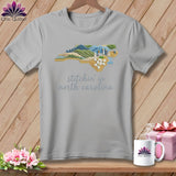 MyDesigns Physical Item S / Athletic Heather Stitchin' in North Carolina ~ Relaxed Fit Tee