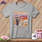 MyDesigns Physical Item S / Athletic Heather Stitchin' in Petrified Forest National Park ~ Relaxed Fit Tee