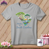 MyDesigns Physical Item S / Athletic Heather Stitchin' in South Carolina ~ Relaxed Fit Tee