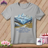 MyDesigns Physical Item S / Athletic Heather Stitchin' in Wrangell–St. Elias National Park and Preserve ~ Relaxed Fit Tee