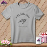 MyDesigns Physical Item S / Athletic Heather Virgin Islands National Park, Stitchin In Beauty ~ Relaxed Fit Tee