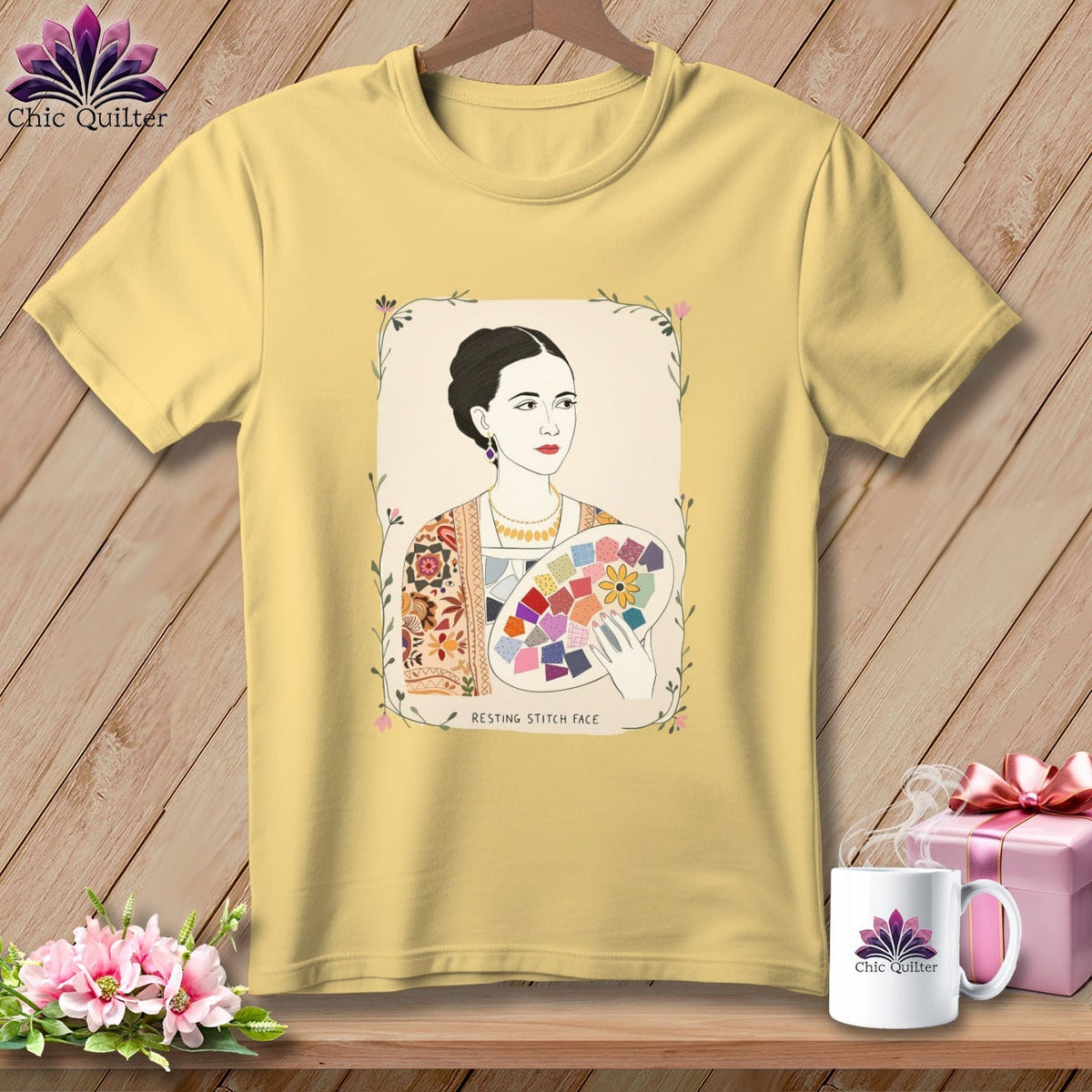MyDesigns Physical Item S / Banana Georgia O-Sew - Resting Stitch Face ~ Premium Tee