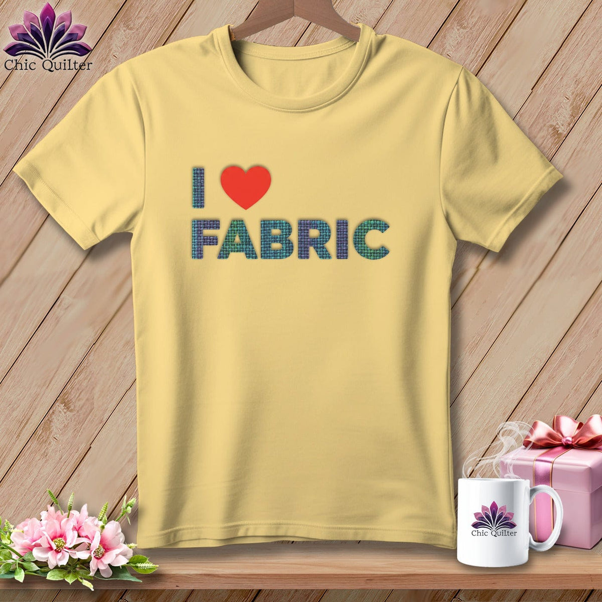 MyDesigns Physical Item S / Banana I ❤️ Fabric ~ Premium Tee