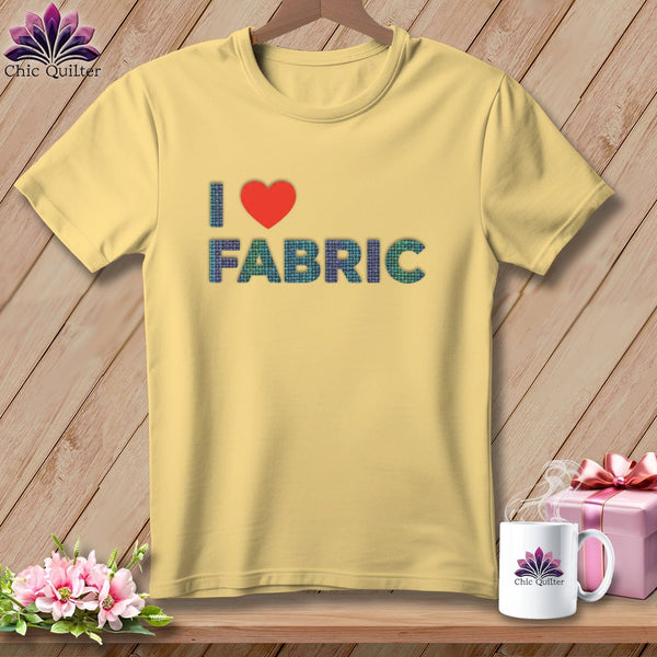 MyDesigns Physical Item S / Banana I ❤️ Fabric ~ Premium Tee