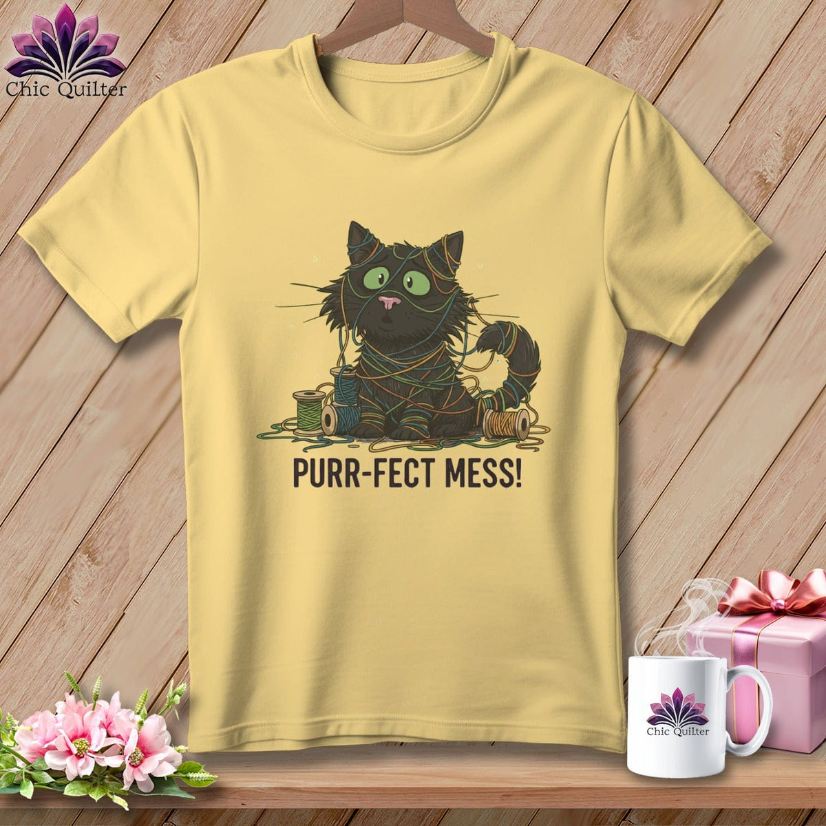 MyDesigns Physical Item S / Banana Purr ~ fect Mess! ~ Premium Tee