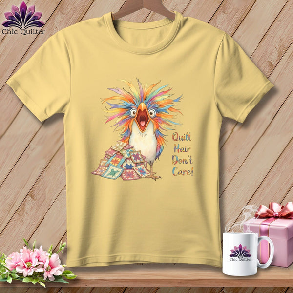 MyDesigns Physical Item S / Banana Quilt Hair Don’t Care ~ Chaos Finch ~ Premium Tee