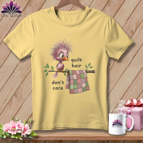 MyDesigns Physical Item S / Banana Quilt Hair Don’t Care ~ Pip Patchlet ~ Premium Tee