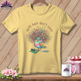 MyDesigns Physical Item S / Banana Quilt Hair Don’t Care ~ Snipsy Wren ~ Premium Tee