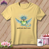 MyDesigns Physical Item S / Banana Quilt Hair Don’t Care ~ Ziggy Bobbin ~ Premium Tee